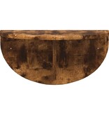 VidaXL Wandplank Gerookt eiken 38 x 19 x 19 cm Bewerkt hout