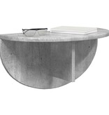 VidaXL Wandplank 2 pcs Beton Grijs 38 x 19 x 19 cm Bewerkt hout