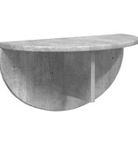 VidaXL Wandplank 2 pcs Beton Grijs 38 x 19 x 19 cm Bewerkt hout