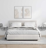 VidaXL Wandplank Beton Grijs 38 x 19 x 19 cm Bewerkt hout