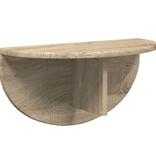 VidaXL Wandplank Sonoma Eiken 38 x 19 x 19 cm Bewerkt hout