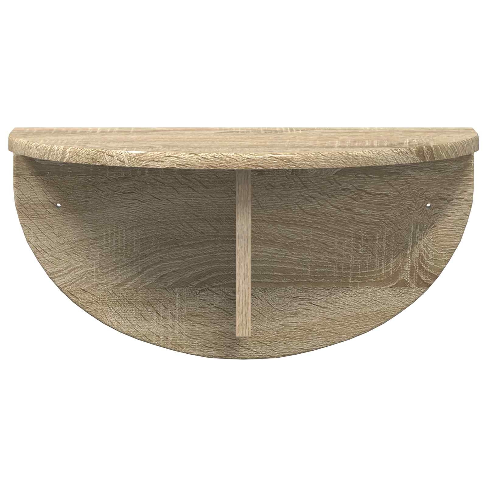 VidaXL Wandplank Sonoma Eiken 38 x 19 x 19 cm Bewerkt hout