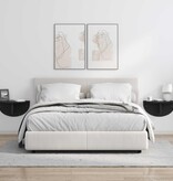 VidaXL Wandplank Wandgemonteerd Zwart 38 x 19 x 19 cm Bewerkt hout