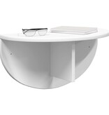 VidaXL Wandplank Wandgemonteerd 2 pcs Wit 38 x 19 x 19 cm Bewerkt hout