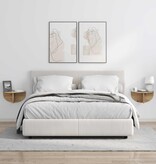 VidaXL Wandplank 2 pcs Artisan Eiken 38 x 19 x 19 cm Bewerkt hout