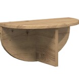 VidaXL Wandplank Artisan Eiken 38 x 19 x 19 cm Bewerkt hout