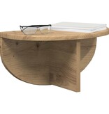 VidaXL Wandplank Artisan Eiken 38 x 19 x 19 cm Bewerkt hout