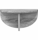 VidaXL Wandplank Grijs Sonoma 38 x 19 x 19 cm Bewerkt hout