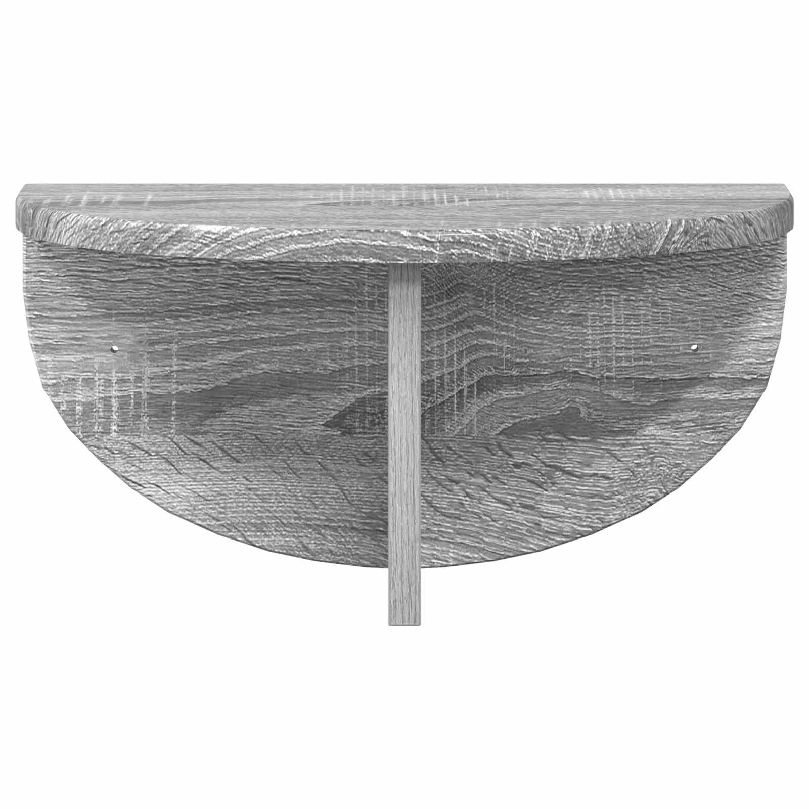 VidaXL Wandplank Grijs Sonoma 38 x 19 x 19 cm Bewerkt hout