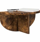 VidaXL Wandplank 2 pcs Gerookt eiken 38 x 19 x 19 cm Bewerkt hout