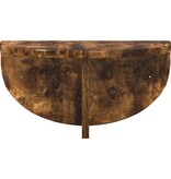 VidaXL Wandplank Gerookt eiken 38 x 19 x 19 cm Bewerkt hout