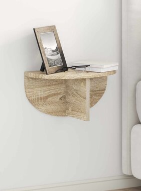 VidaXL Wandplank Sonoma Eiken 38 x 19 x 19 cm Bewerkt hout