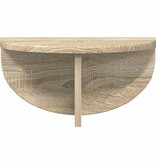 VidaXL Wandplank Sonoma Eiken 38 x 19 x 19 cm Bewerkt hout