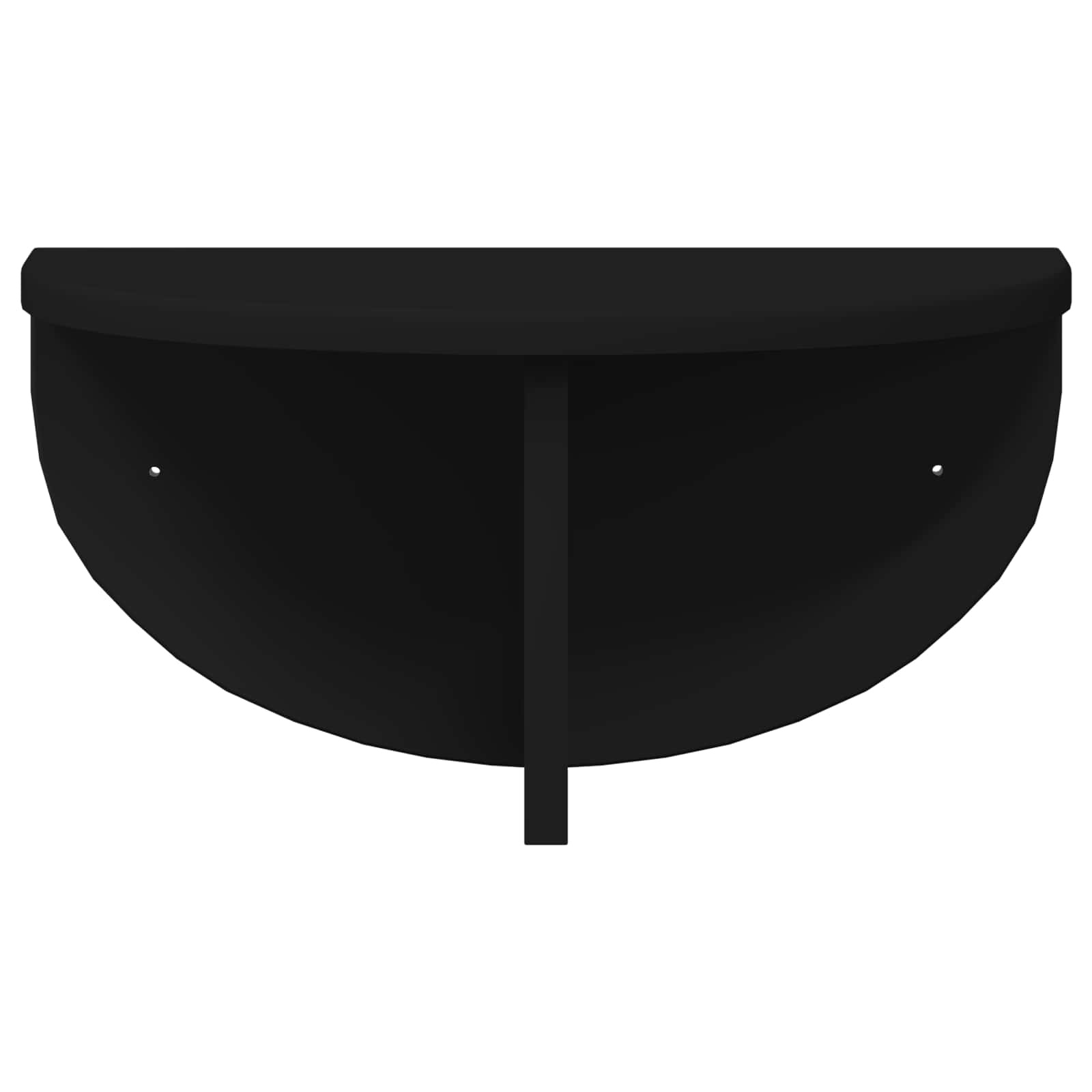 VidaXL Wandplank Wandgemonteerd Zwart 38 x 19 x 19 cm Bewerkt hout