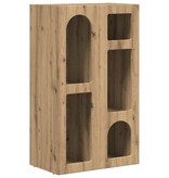 VidaXL Dressoir Artisan Eiken 59 x 35 x 100,5 cm Bewerkt hout