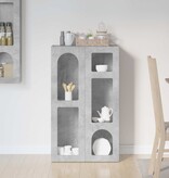VidaXL Dressoir Beton Grijs 59 x 35 x 100,5 cm Bewerkt hout