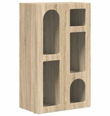 VidaXL Dressoir Sonoma Eiken 59 x 35 x 100,5 cm Bewerkt hout