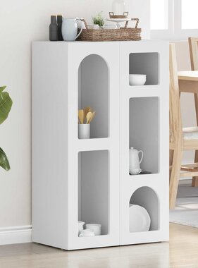VidaXL Dressoir Wit 59 x 35 x 100,5 cm Bewerkt hout
