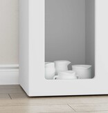 VidaXL Dressoir Wit 59 x 35 x 100,5 cm Bewerkt hout