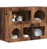VidaXL Dressoir Oudhout 80,5 x 35 x 59 cm Bewerkt hout
