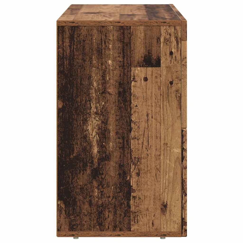 VidaXL Dressoir Oudhout 80,5 x 35 x 59 cm Bewerkt hout