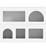 VidaXL Dressoir Wit 80,5 x 35 x 59 cm Bewerkt hout