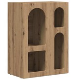 VidaXL Dressoir Artisan Eiken 59 x 35 x 80.5 cm Bewerkt hout