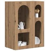 VidaXL Dressoir Artisan Eiken 59 x 35 x 80.5 cm Bewerkt hout