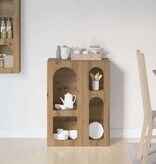 VidaXL Dressoir Artisan Eiken 59 x 35 x 80.5 cm Bewerkt hout