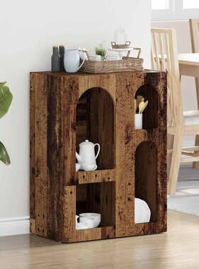 VidaXL Dressoir Oudhout 59 x 35 x 80.5 cm Bewerkt hout
