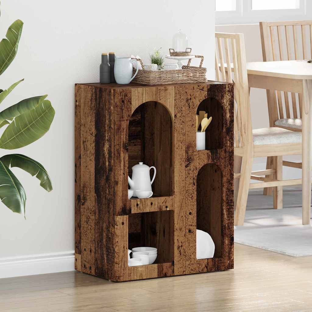 VidaXL Dressoir Oudhout 59 x 35 x 80.5 cm Bewerkt hout