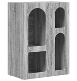 VidaXL Dressoir Grijs Sonoma 59 x 35 x 80.5 cm Bewerkt hout