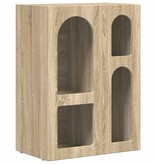 VidaXL Dressoir Sonoma Eiken 59 x 35 x 80.5 cm Bewerkt hout