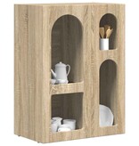 VidaXL Dressoir Sonoma Eiken 59 x 35 x 80.5 cm Bewerkt hout