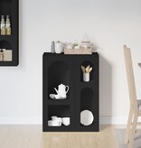 VidaXL Dressoir Zwart 59 x 35 x 80.5 cm Bewerkt hout
