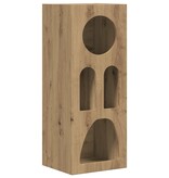 VidaXL Dressoir Artisan Eiken 40 x 35 x 100,5 cm Bewerkt hout