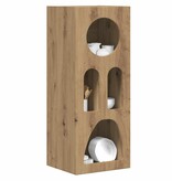 VidaXL Dressoir Artisan Eiken 40 x 35 x 100,5 cm Bewerkt hout
