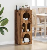 VidaXL Dressoir Oudhout 40 x 35 x 100,5 cm Bewerkt hout