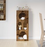 VidaXL Dressoir Oudhout 40 x 35 x 100,5 cm Bewerkt hout