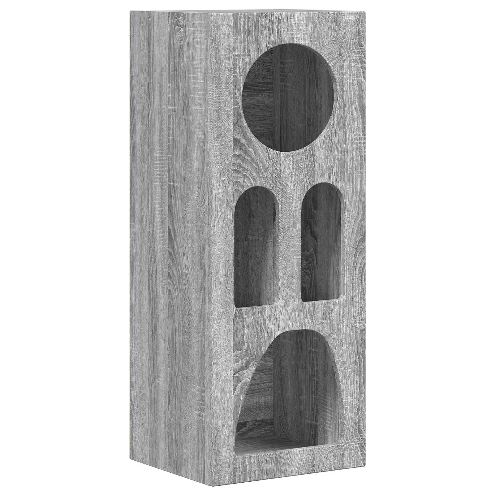 VidaXL Dressoir Grijs Sonoma 40 x 35 x 100,5 cm Bewerkt hout