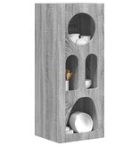 VidaXL Dressoir Grijs Sonoma 40 x 35 x 100,5 cm Bewerkt hout