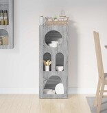 VidaXL Dressoir Grijs Sonoma 40 x 35 x 100,5 cm Bewerkt hout