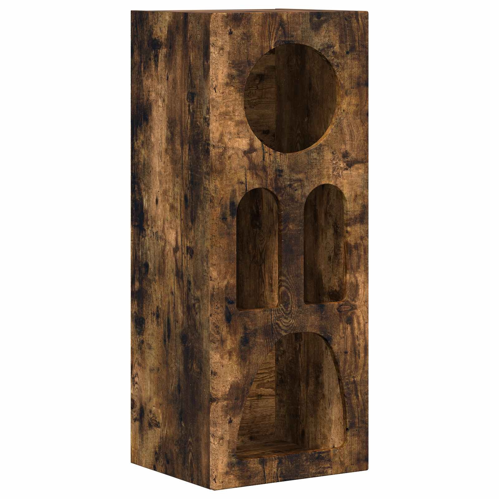 VidaXL Dressoir Gerookt eiken 40 x 35 x 100,5 cm Bewerkt hout