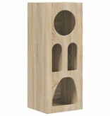 VidaXL Dressoir Sonoma Eiken 40 x 35 x 100,5 cm Bewerkt hout