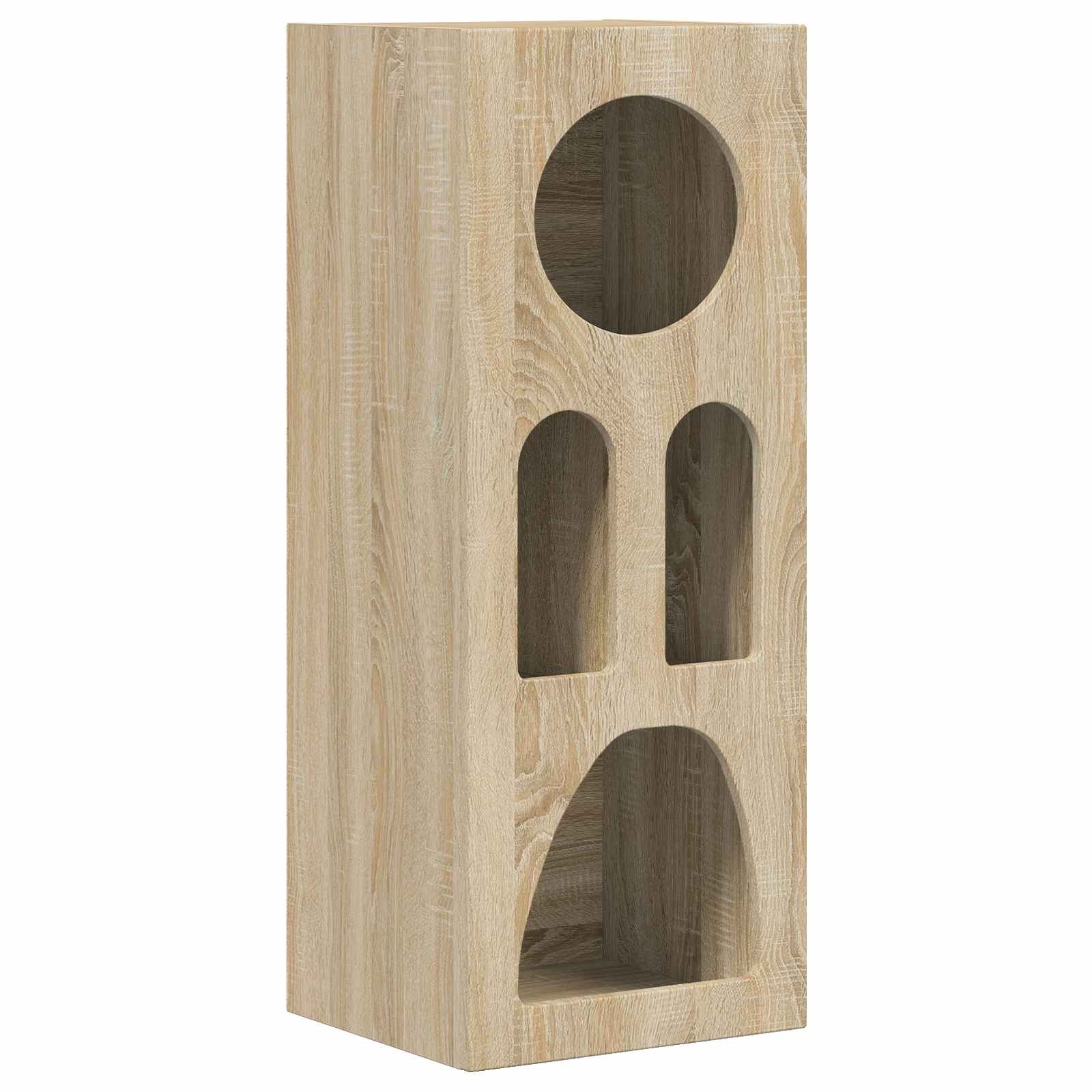 VidaXL Dressoir Sonoma Eiken 40 x 35 x 100,5 cm Bewerkt hout