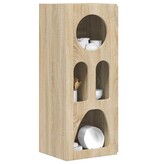 VidaXL Dressoir Sonoma Eiken 40 x 35 x 100,5 cm Bewerkt hout