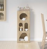 VidaXL Dressoir Sonoma Eiken 40 x 35 x 100,5 cm Bewerkt hout