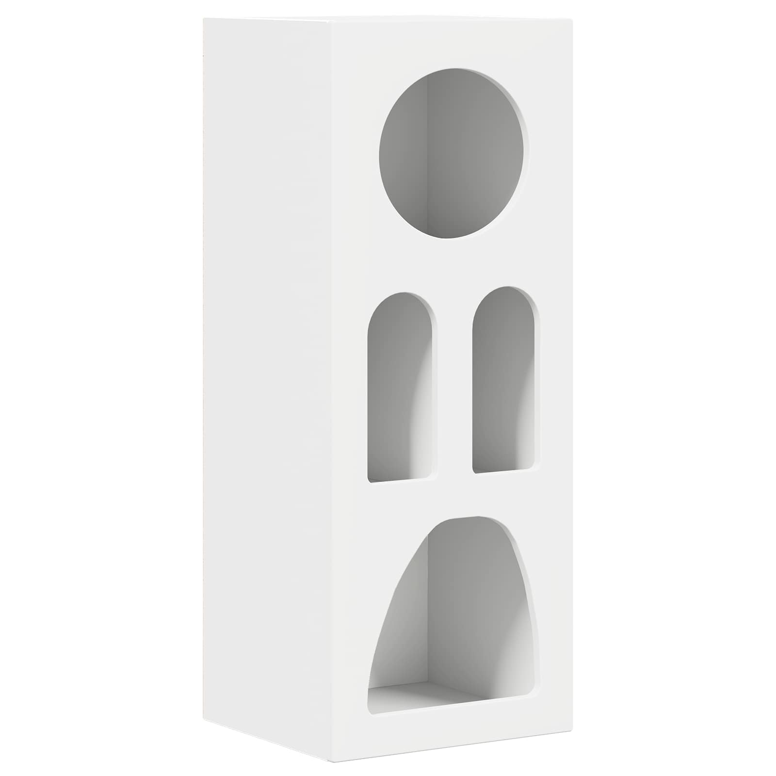 VidaXL Dressoir Wit 40 x 35 x 100,5 cm Bewerkt hout