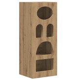 VidaXL Dressoir Artisan Eiken 40 x 35 x 100,5 cm Bewerkt hout