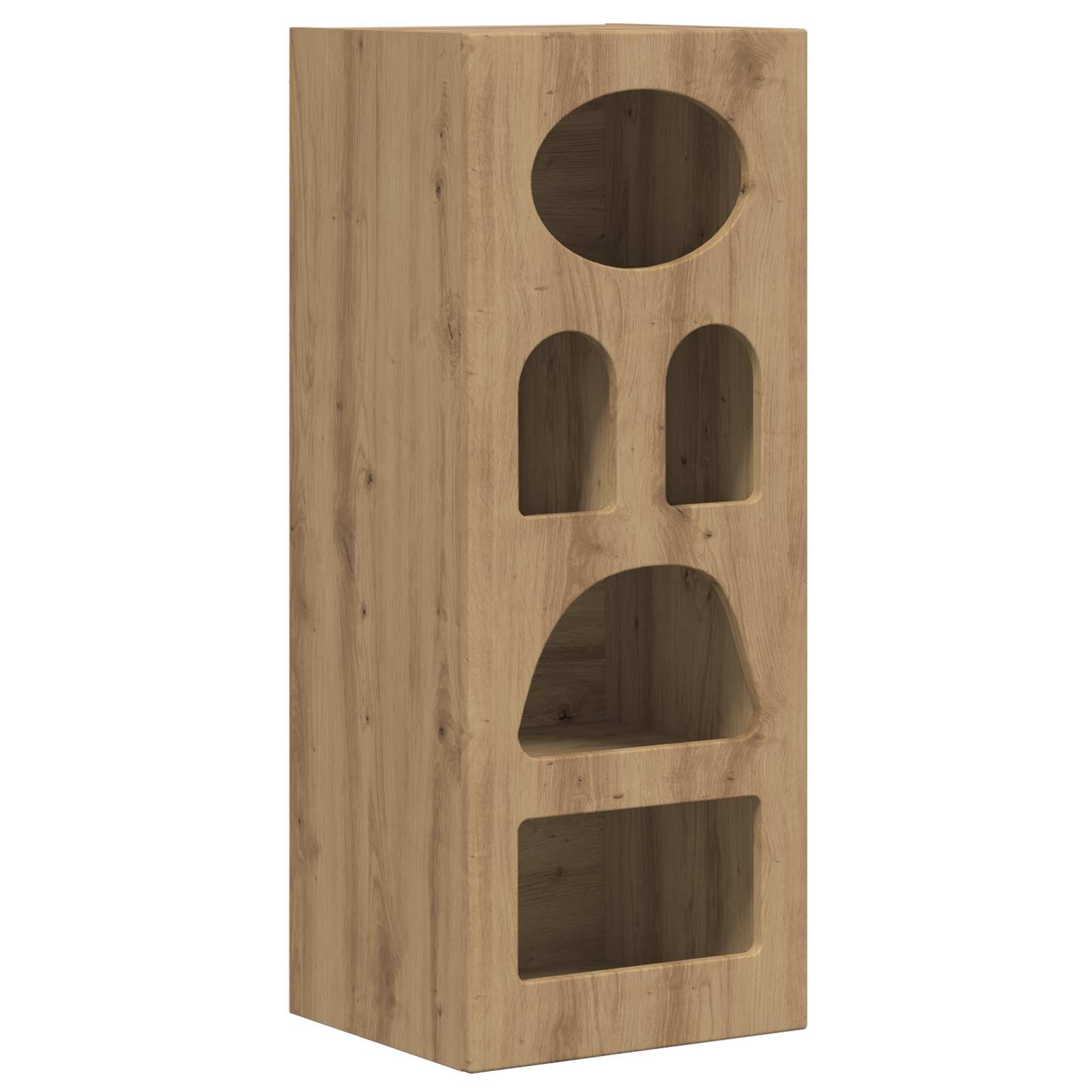 VidaXL Dressoir Artisan Eiken 40 x 35 x 100,5 cm Bewerkt hout